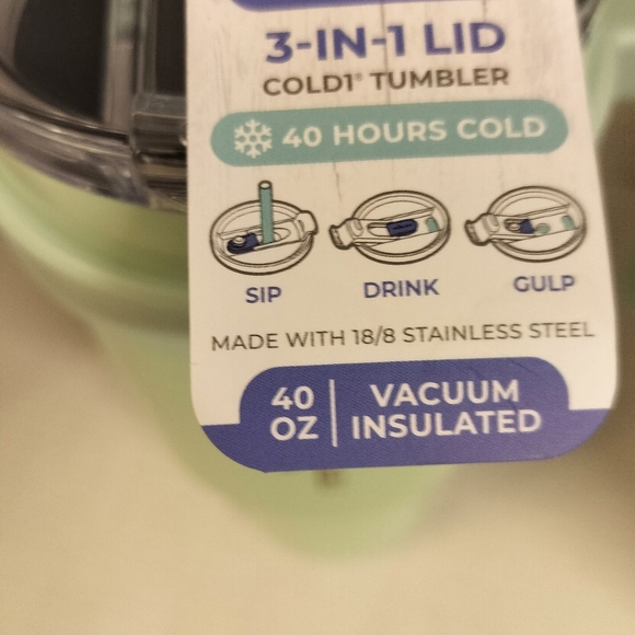 Reduce 40 oz Cold Vacuum Insulated Stainless Straw Tumbler Mug. - Picture 2 of 4